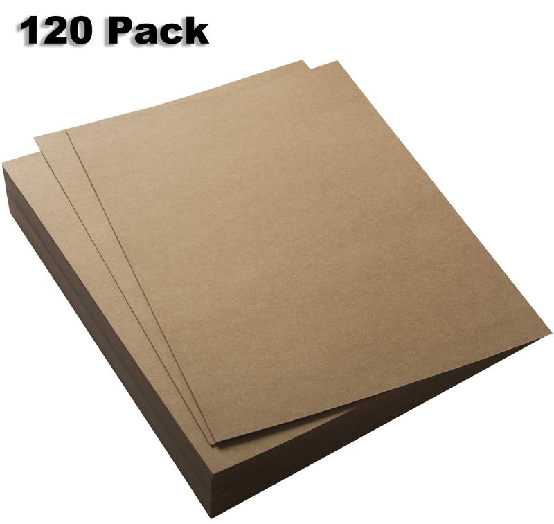 Bargain Paradise 120 Pack Kraft Paper - Brown Stationery Paper- Brown Craft Paper for Arts and Craft, Drawing, D.I.Y. Projects - Letter Size Kraft Paper - Laser & Inkjet Printer Compatible - 8.5 x 11 Inches - Image 3